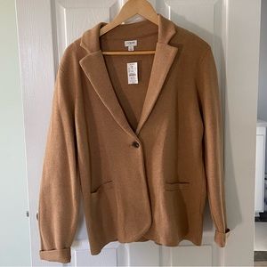 J Crew Cotton Sweater Jacket
